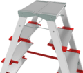 Anodised double-sided professional stepladder NV3127A sku 3127204A