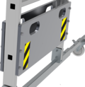 Professional mobile folding platform ladder NV3540 sku 3540107