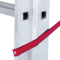 Aluminum industrial height adjustment rung ladder with flanged rungs NV5183 sku 5183410