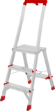 Aluminum professional stepladder with 350×260 mm platform and tool tray NV3135 sku 3135103