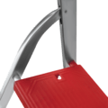 Aluminum industrial stepladder with tool tray NV3118 sku 3118104