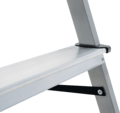 Steel double-sided stepladder with aluminum steps NV1140 sku 1140204