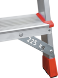 Aluminum professional stepladder with tool tray NV3115 sku 3115104