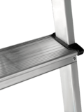 Aluminum double-sided stepladder with 350×260 mm platform NV2120 sku 2120204