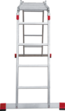 Multipurpose aluminum professional hinged rung ladder 400 mm width NV3320 sku 3320234
