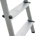 Steel double-sided stepladder with aluminum steps NV1140 sku 1140208