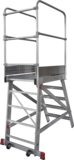 Mobile ladder with platform NV 8000029