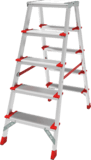 Anodised double-sided professional stepladder NV3127A sku 3127205A