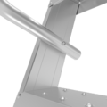 Professional mobile folding platform ladder with telescopic cross bar NV3541 sku 3541107