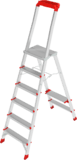 Aluminum professional stepladder with 350×260 mm platform and tool tray NV3135 sku 3135106