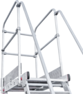 Industrial mobile scaffold ladder with platform NV5510 sku 5510109