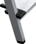 Steel stepladder with 130 mm aluminum steps NV1137 sku 1137104