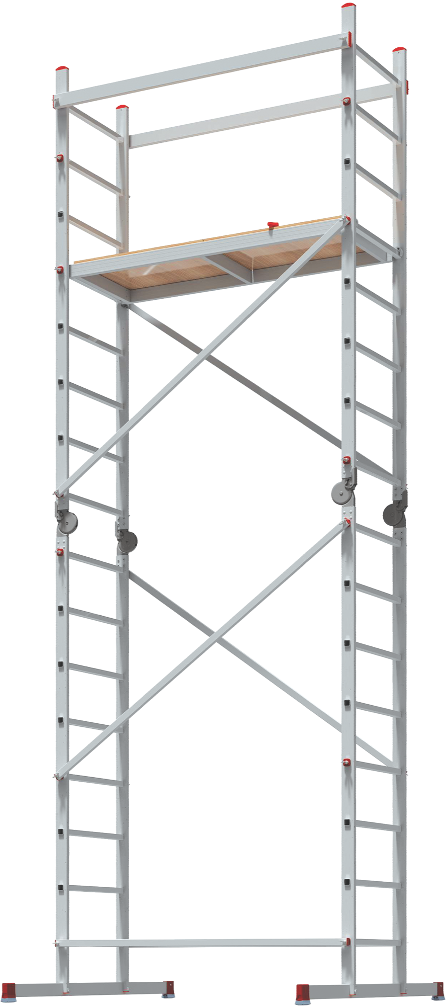 Professional mobile hinged scaffold 5.5 m working height NV3440