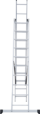 Three-section aluminum multipurpose ladder NV1230 sku 1230310