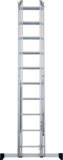 Three-section aluminum multipurpose ladder NV1230 sku 1230310