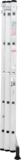 Three-section aluminum multipurpose ladder NV1230 sku 1230305
