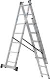 Three-section aluminum multipurpose ladder NV1230 sku 1230307