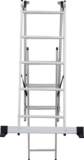 Three-section aluminum multipurpose ladder NV1230 sku 1230305