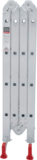 Multipurpose aluminum hinged rung ladder 340 mm width NV2320 sku 2320404
