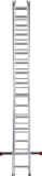 Three-section aluminum multipurpose ladder NV1230 sku 1230316