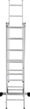 Three-section aluminum multipurpose ladder NV1230 sku 1230307