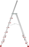 Aluminum industrial stepladder with 350×260 mm platform NV3137 sku 3137107