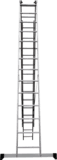 Three-section aluminum multipurpose ladder NV1230 sku 1230314