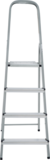 Steel stepladder with aluminum steps NV1130 sku 1130104