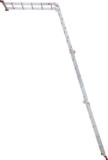 Multipurpose aluminum professional hinged rung ladder 400 mm width NV3320 sku 3320405