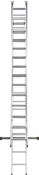 Three-section aluminum multipurpose ladder NV1230 sku 1230315