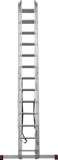 Three-section aluminum multipurpose ladder NV1230 sku 1230313