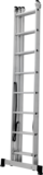 Three-section aluminum multipurpose ladder NV1230 sku 1230308
