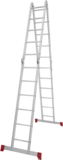 Multipurpose aluminum hinged rung ladder 340 mm width NV2320 sku 2320256