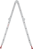 Multipurpose aluminum hinged rung ladder 340 mm width NV2320 sku 2320234
