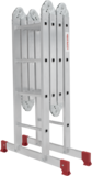 Multipurpose aluminum hinged rung ladder 340 mm width NV2320 sku 2320234