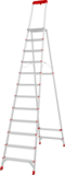 Aluminum professional stepladder with 350×260 mm platform and tool tray NV3135 sku 3135112