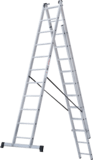 Three-section aluminum multipurpose ladder NV1230 sku 1230311