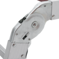 Multipurpose aluminum hinged rung ladder 340 mm width NV2320