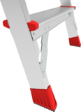 Aluminum professional stepladder with 350×260 mm platform NV3130