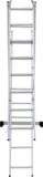 Three-section aluminum multipurpose ladder NV1230 sku 1230308