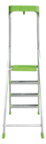 Aluminum stepladder with tool tray NV2115 sku 2115104