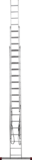 Three-section aluminum multipurpose ladder NV1230 sku 1230317