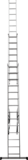 Three-section aluminum multipurpose ladder NV1230 sku 1230314