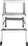 Aluminum double-sided stepladder with 350×260 mm platform NV2120 sku 2120203