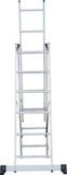 Three-section aluminum multipurpose ladder NV1230 sku 1230306
