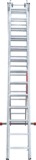 Three-section aluminum industrial multipurpose ladder NV5230 sku 5230313
