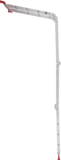 Multipurpose aluminum hinged rung ladder 340 mm width NV2320 sku 2320404