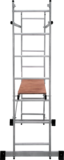 Scaffold ladder 2.8 m working height NV 1415 sku 1415207