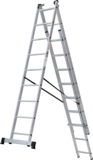 Three-section aluminum multipurpose ladder NV1230 sku 1230309