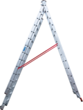 Three-section aluminum industrial multipurpose ladder NV5230 sku 5230313